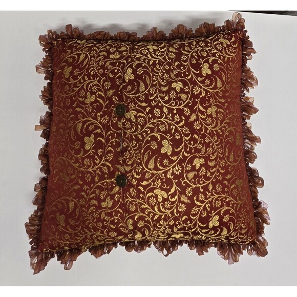 Pillows Embroidered Bee Ant  Frog Butterfly Dragonfly Snail Ladybug Moth Vintage - Picture 3 of 12